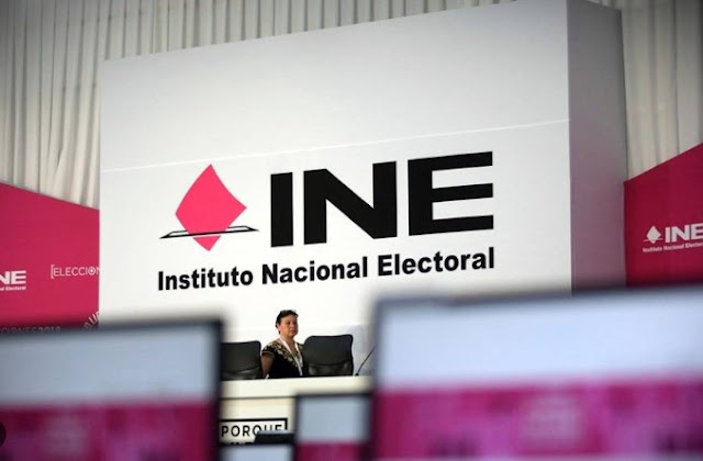 Estas son las prohibiciones del INE para la precampaña electoral en curso Logo del Instituto Nacional Electoral de México.
