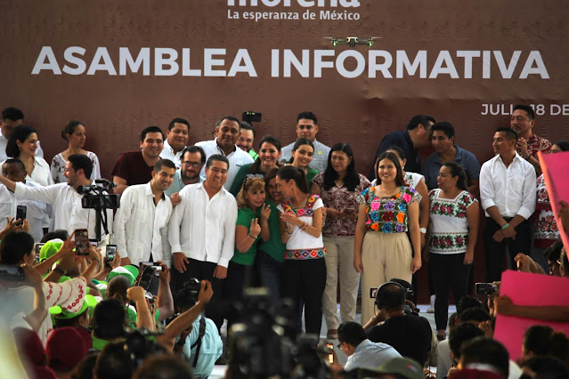 Sheinbaum defiende proselitismo ante restricciones del INE y encabeza reuniones con trabajadores y empresarios en Quintana Roo