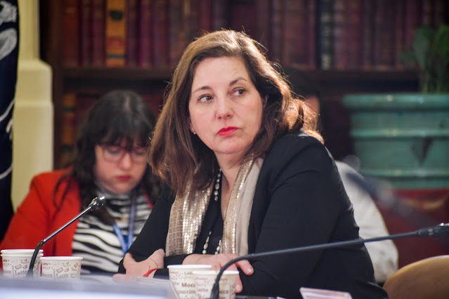 Paulina Vodanovic acusó que los consejeros Republicanos buscan el quiebre y no la unidad Retrato de Paulina Vodanovic.