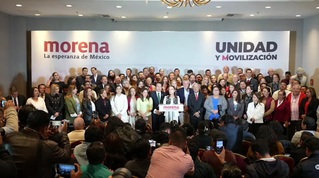 Morena garantiza unidad y equidad de género en candidaturas a gubernaturas Captura de pantalla del sitio web sufragio.org