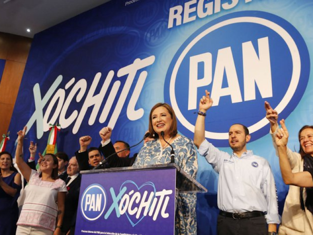 PAN aprueba candidatura de Xóchitl Gálvez a la presidencia Logotipo del Partido Acción Nacional (PAN) en México.