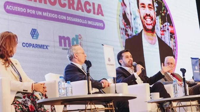 Jorge Álvarez Máynez promete priorizar presupuesto para la niñez en México Captura de pantalla del sitio web Sufragio.