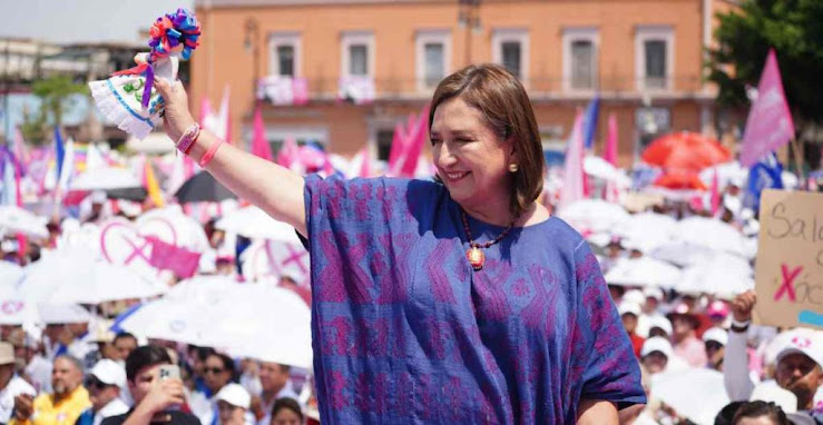 Xóchitl Gálvez denuncia cooperación médica con Cuba como apoyo a una dictadura Xóchitl Gálvez y médicos cubanos en redes sociales.