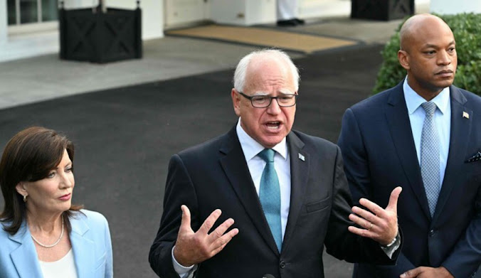 Gobernadores Demócratas respaldan a Biden frente a presión de retirada Imagen de un paisaje natural con montañas.