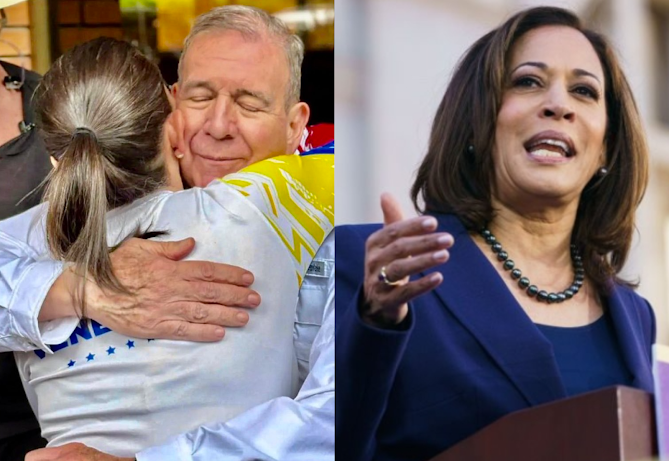 González Urrutia y Machado expresan gratitud a Kamala Harris por su defensa de la libertad en Venezuela Destacados del evento Sufragio 2024.
