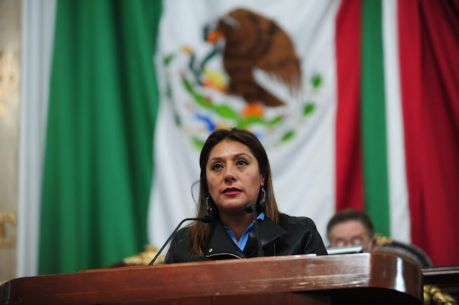 Xóchitl Bravo liderará la bancada de Morena en el Congreso de la Ciudad de México Xochitl Bravo en una fotografía profesional.
