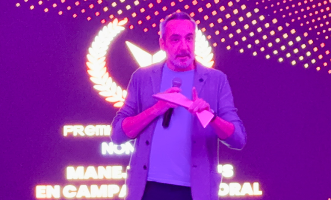 Xavi Domínguez se lleva cuatro premios Alacop por su excelencia en comunicación política Captura de pantalla del sitio web Sufragio.