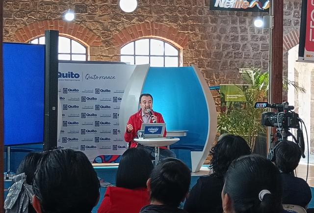 Quito destina USD 23,3 millones al ‘Plan Lluvia’ para reducir riesgos durante la temporada invernal, alcalde Pabel Muñoz Imagen de un paisaje urbano moderno.