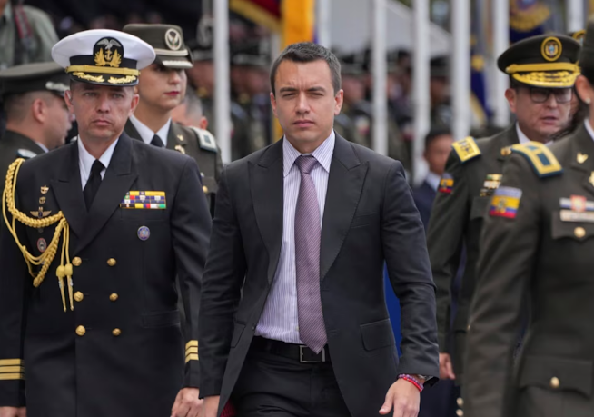 Noboa decreta nuevo estado de excepción por aumento de violencia en Ecuador Captura de pantalla del sitio web Sufragio.