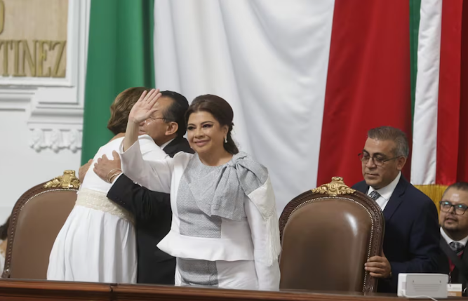 Clara Brugada toma protesta como jefa de Gobierno de la CDMX para el periodo 2024-2030 Captura de pantalla del sitio web sufragio.org
