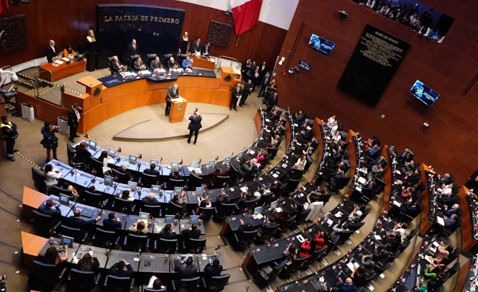 Senado aprueba leyes secundarias de reforma judicial con controversias Captura de pantalla del sitio web Sufragio.