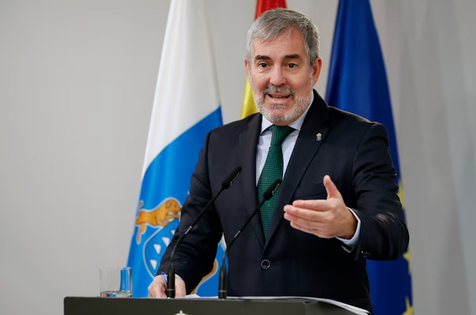 España: Fernando Clavijo critica al PP por abandonar las negociaciones sobre inmigración Captura de pantalla del sitio web Sufragio.