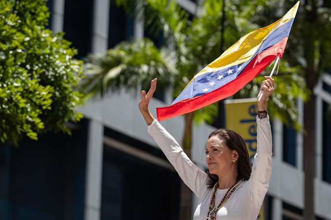 María Corina Machado insta a la oposición a centrarse en el 10 de enero: “A Maduro lo vamos a sacar” Captura de pantalla del sitio web Sufragio.