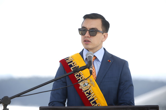 Noboa asegura que la justicia avanza en el caso de la crisis eléctrica en Ecuador Noboa discute economía y riesgo país en México.