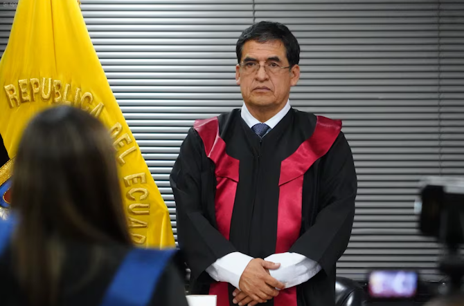 José Suing, presidente de la Corte en Ecuador: “Ser juez de la Corte Nacional ya no es una meta deseable para muchos abogados” Captura de pantalla del sitio web sufragio.org