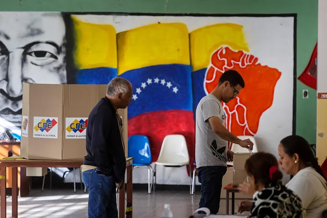 Venezuela activa su cronograma electoral para las elecciones del 27 de abril Imagen abstracta con fondo colorido y formas.