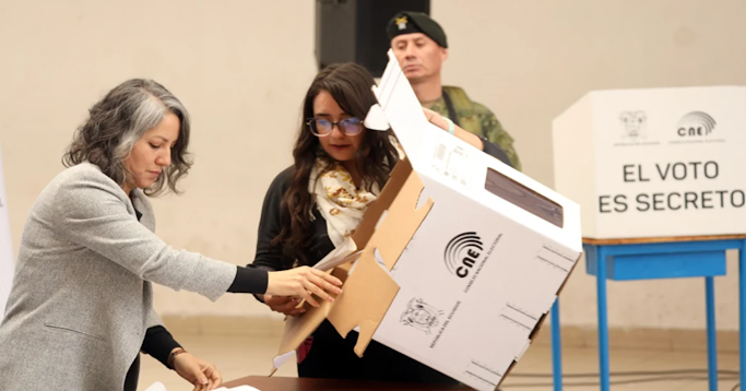 Ecuador entra en silencio electoral: estas son las sanciones por infringir la norma Captura de pantalla del sitio web Sufragio.