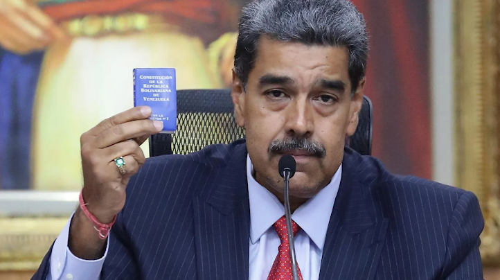 Maduro impulsa una reforma constitucional para consolidar su poder en Venezuela Captura de pantalla del sitio web Sufragio.