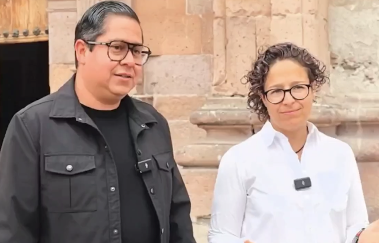 Lagos de Moreno en el mapa turístico: Edgar González recibe a Michelle Fridman Captura de pantalla del 25 de febrero de 2025.