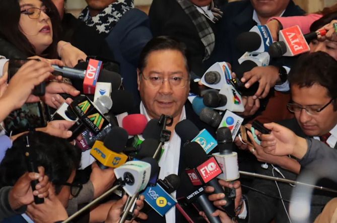 Arce desmiente persecución política y critica la victimización del evismo Captura de pantalla del sitio web sufagio.com.mx