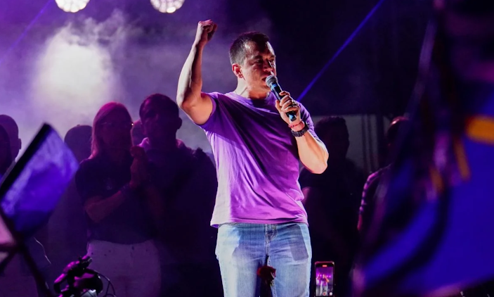 Reconocen victoria de Noboa: expresidentes, rivales políticos y líderes internacionales lo felicitan Captura de pantalla del sitio web Sufragio.