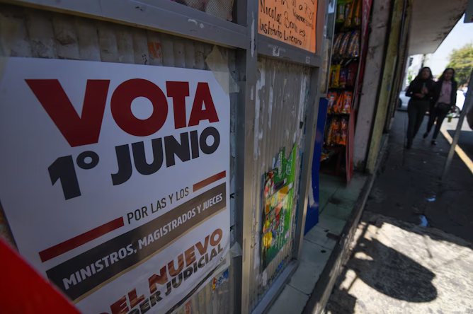 Mexicanos muestran desconocimiento sobre candidatos en elección judicial con participación estimada del 23% Captura de pantalla del sitio web Sufragio.