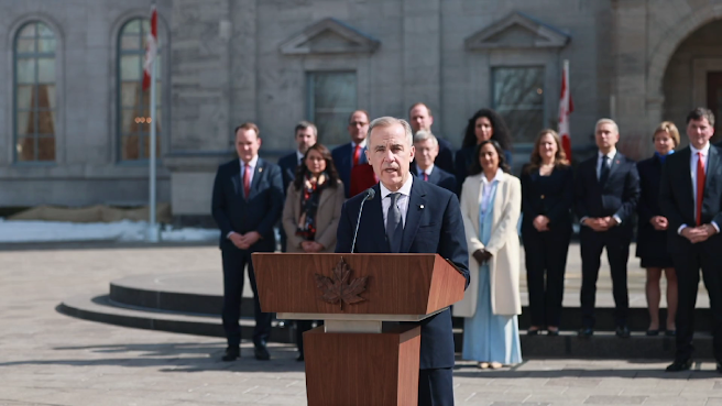 Mark Carney asume como primer ministro de Canadá y presenta un gabinete ampliado y paritario Icono de marca o logotipo.