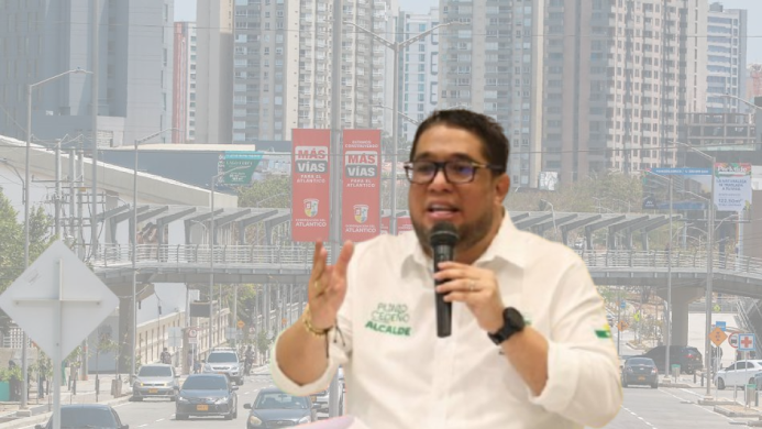 Colombia: Alcalde de Puerto Colombia acusa a Barranquilla de sabotear proceso de límites ante el IGAC Imagen abstracta con patrones coloridos.