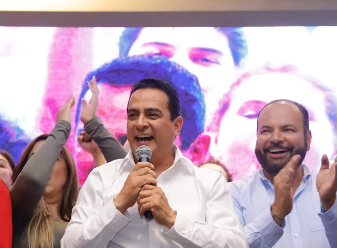 Unidad y Grandeza anuncia triunfo en Durango capital con ventaja de 20 puntos Captura de pantalla del sitio web Sufragio.