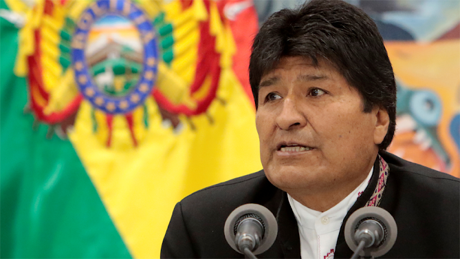 Evo Morales y Luis Arce quedan fuera de la contienda presidencial en Bolivia Evo Morales en evento de Reuters.