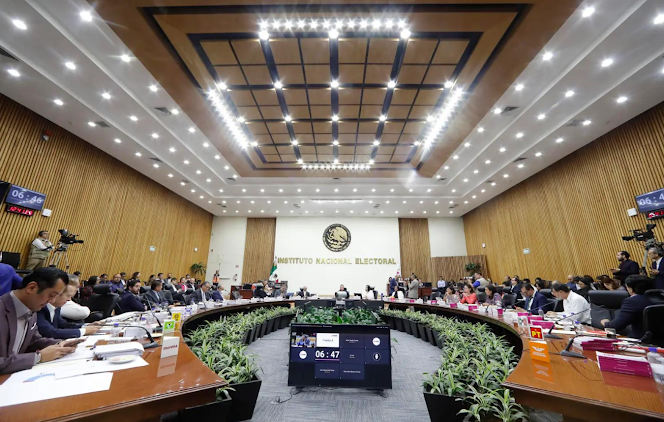 INE sancionará a 118 jueces electos por uso ilegal de “acordeones” en elección judicial Captura de pantalla del 28 de julio de 2025.