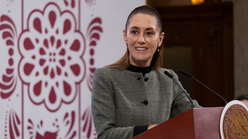 Sheinbaum confía en revertir aumento millonario a la Corte en 2026 Imagen abstracta con colores vibrantes y formas.