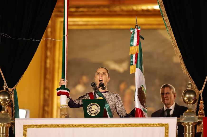 Sheinbaum da el primer Grito de Independencia como presidenta de México Captura de pantalla del sitio web Sufragio.