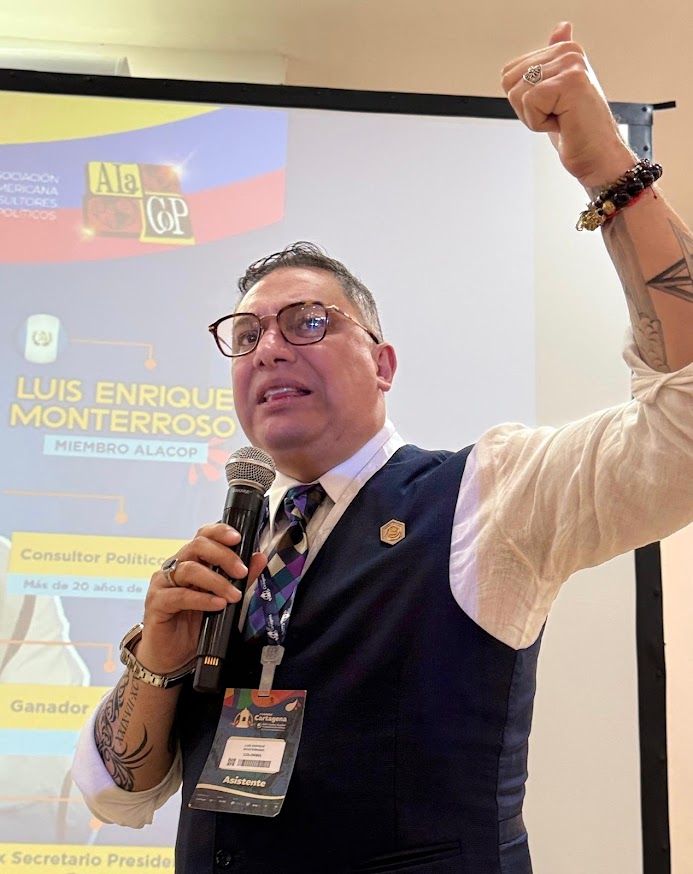 Luis Enrique Monterroso, nuevo Secretario General de ALACOP Imagen de conversación en WhatsApp.