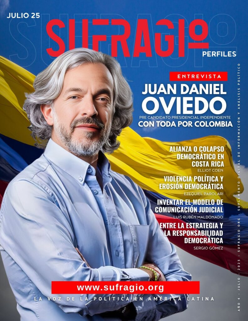 Juan Daniel Oviedo apoyando a Colombia.