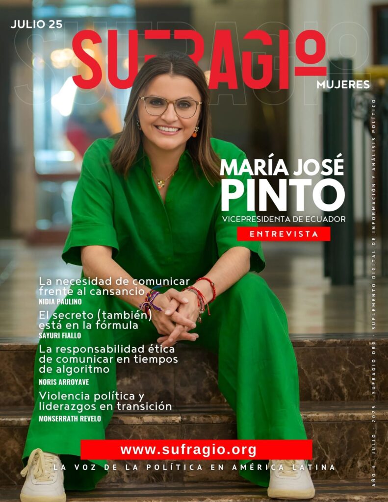 María José Pinto en La fórmula de Ecuador.