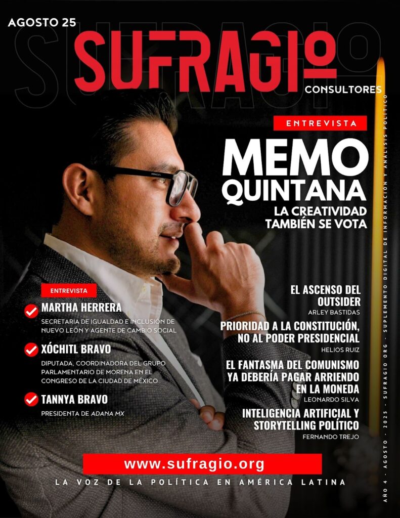 Creatividad electoral con Memo Quintana en campaña.