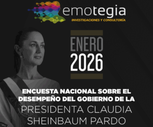 Encuesta Emotegia: Aprobación Claudia Sheinbaum