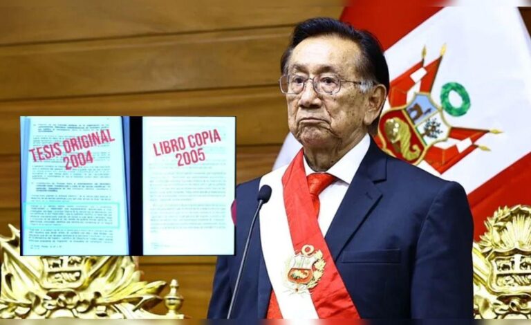 Acusan a José María Balcázar de plagiar tesis de su hijo Acusan a José María Balcázar de plagiar tesis de su hijo