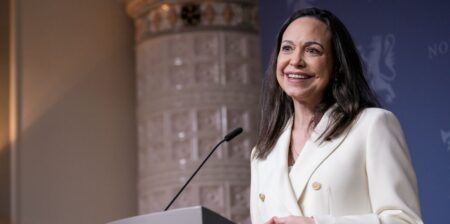 Machado prevé elecciones libres en Venezuela en menos de un año