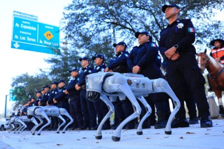 Guadalupe presenta perros robots K9-X para seguridad en Mundial 2026 Guadalupe presenta perros robots K9-X para seguridad en Mundial 2026