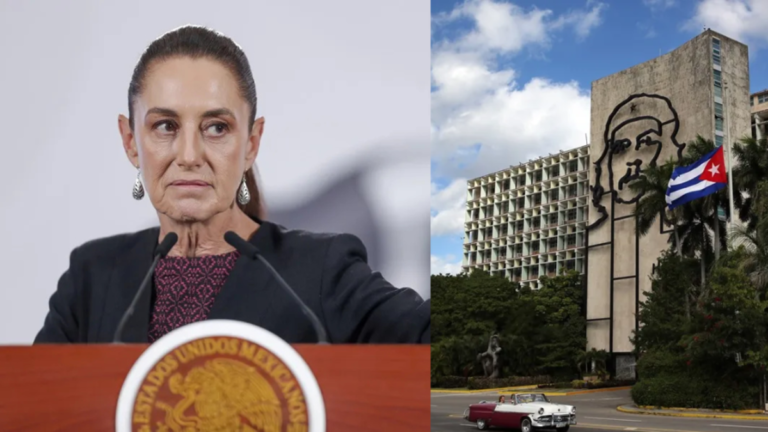 Sheinbaum reafirma apoyo de México a Cuba ante embargo de EE UU