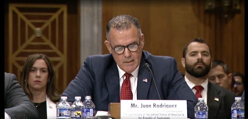 Juan Rodríguez expone prioridades como nominado a embajador en Guatemala