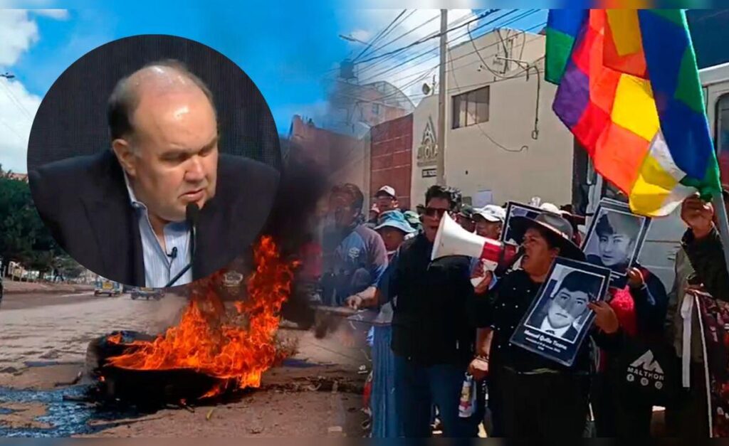 Rafael López Aliaga enfrenta protestas y rechazo en Juliaca, Puno