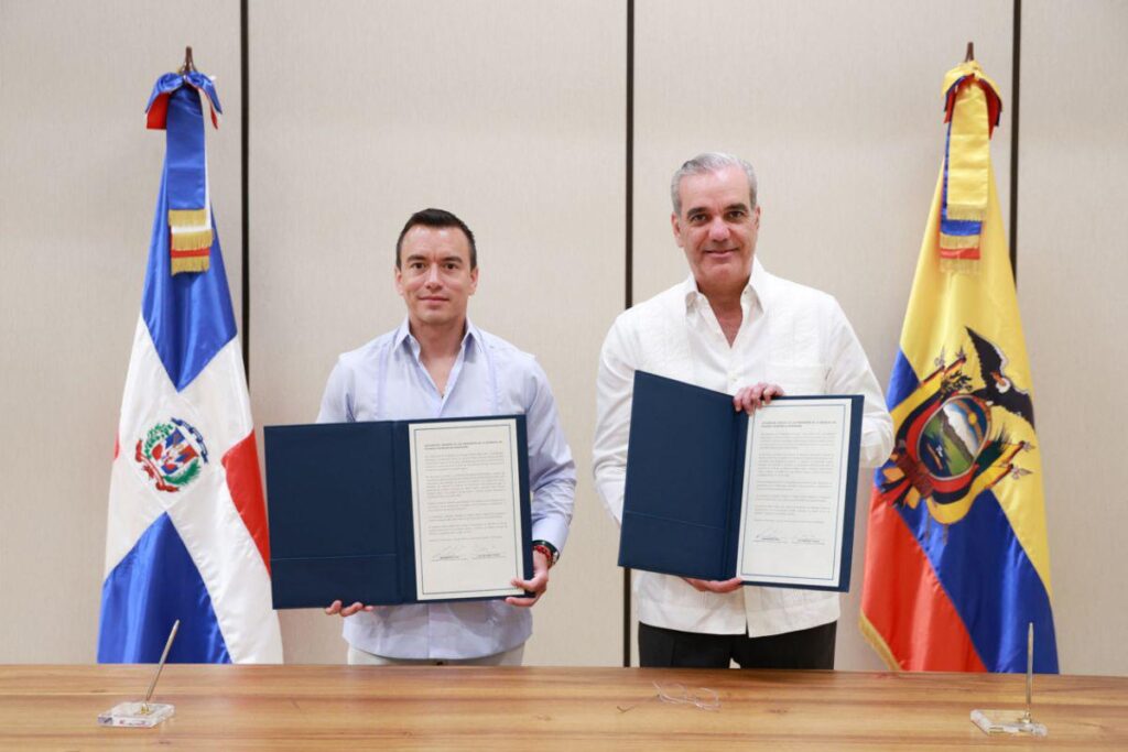 Ecuador y República Dominicana abren negociación de acuerdo comercial