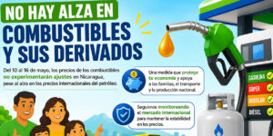 Nicaragua congela precios de combustibles del 10 al 16 de mayo