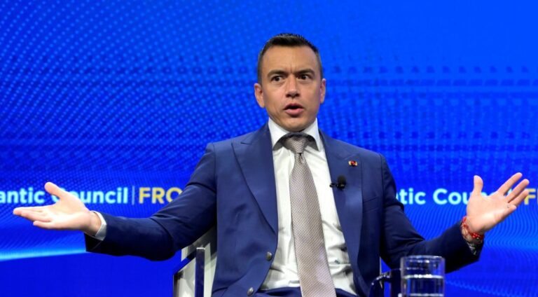 Noboa no prorrogará estado de excepción en Ecuador
