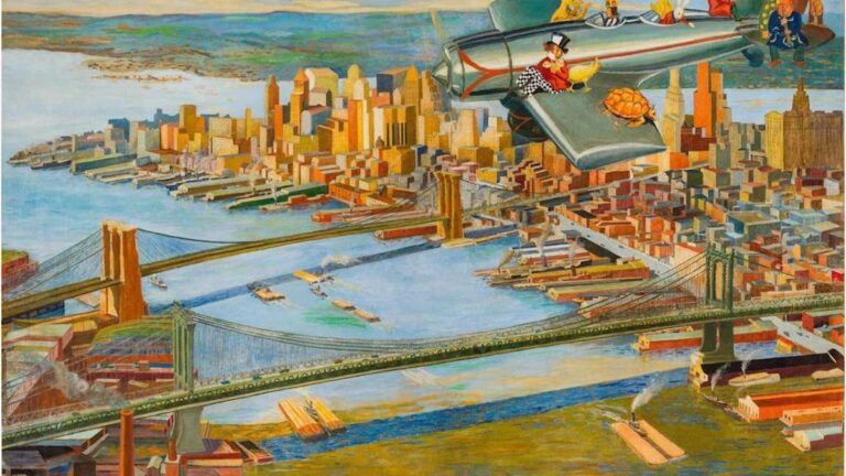 Museo de Nueva York exhibe mural histórico de Alicia restaurado Museo de Nueva York exhibe mural histórico de Alicia restaurado