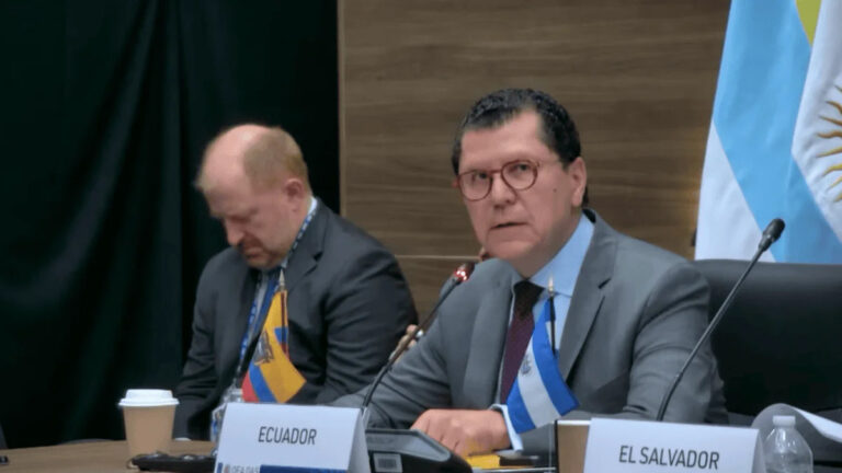 Ecuador impulsa cooperación en la OEA contra crimen transnacional