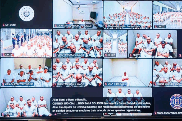Audiencia contra 485 líderes de la MS-13 por homicidio en El Salvador Audiencia contra 485 líderes de la MS-13 por homicidio en El Salvador